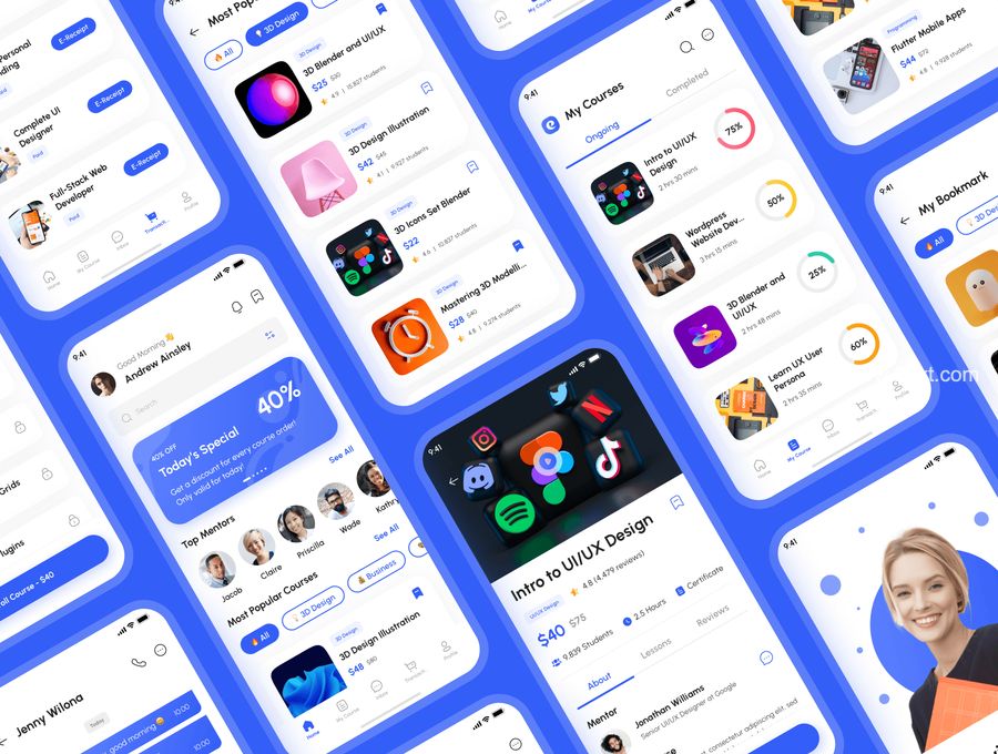 25xt-488562-Elera - Online Course & E-Learning App UI Kit3.jpg