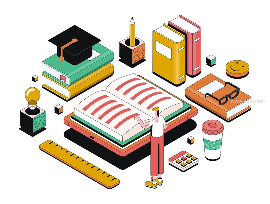 25xt-171359-Isometric Illustrations on various topics7.jpg