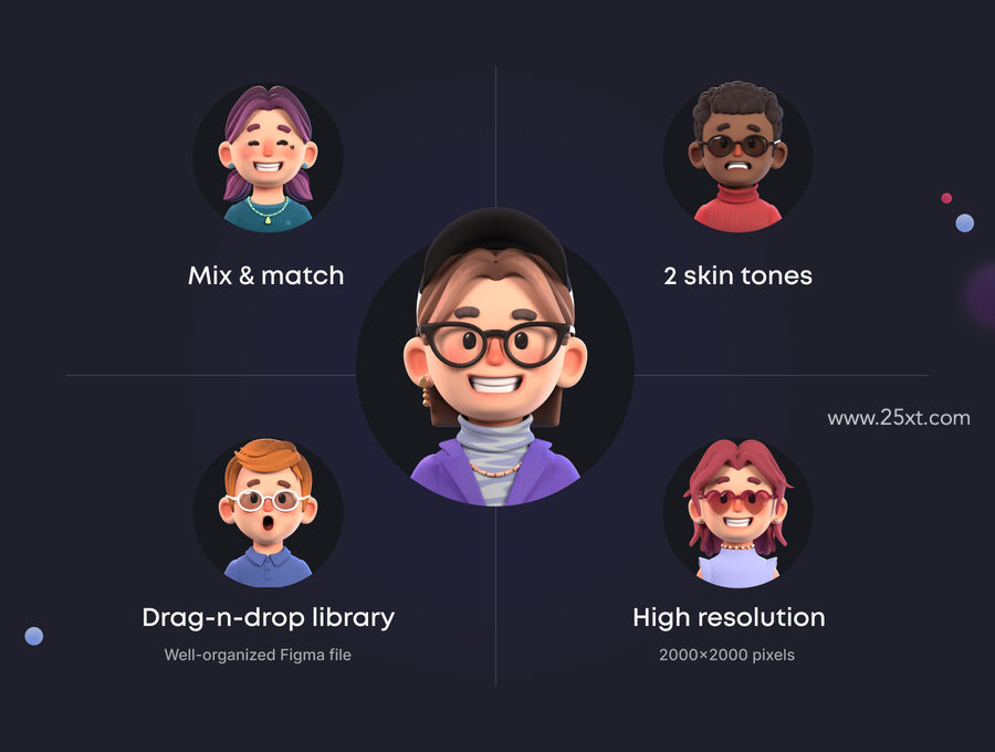 25xt-162309-PEEPS 3D Avatar-Maker Library3.jpg