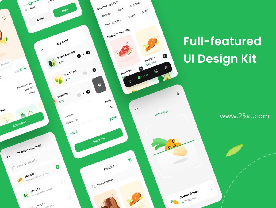 25xt-163916-Ecobi - Food & Delivery UI Kit2.jpg