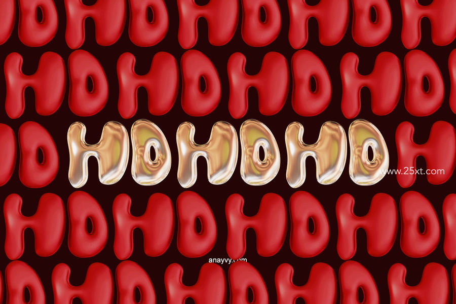 25xt-172948-ok cool metallic bubble font duo12.jpg
