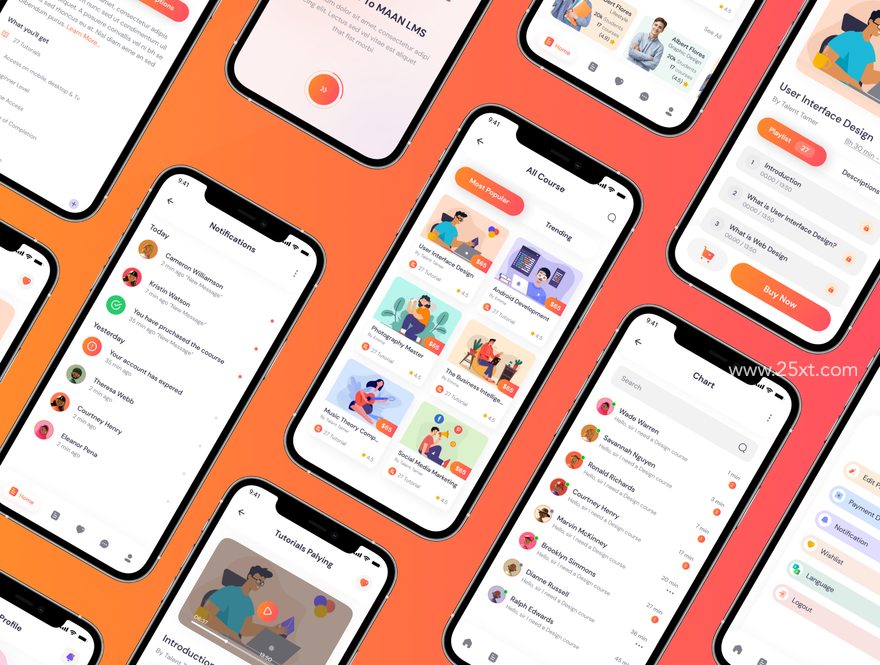 25xt-164174-Maan LMS- Student Mobile App Flutter iOS & Android UI Kit2.jpg