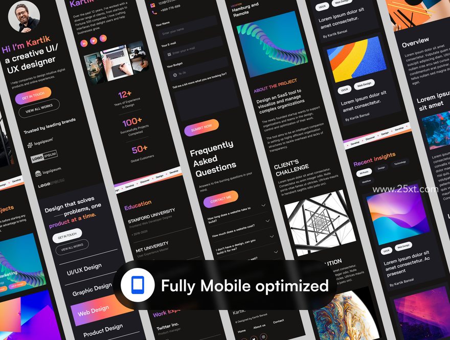 25xt-164184-Xfolio - Portfolio Website UI Kit4.jpg