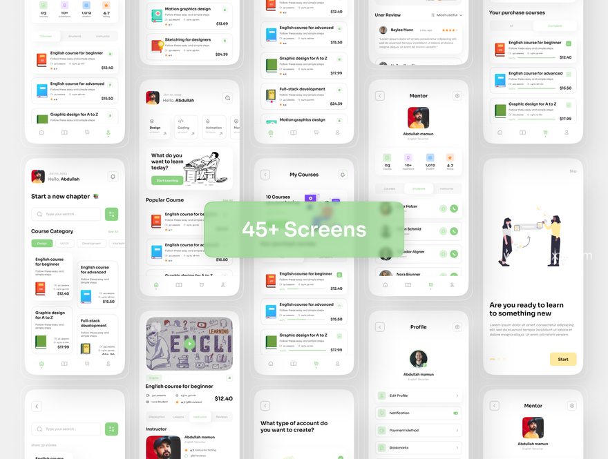 25xt-164188-Coursa - Online Learning Mobile App UI Kit4.jpg