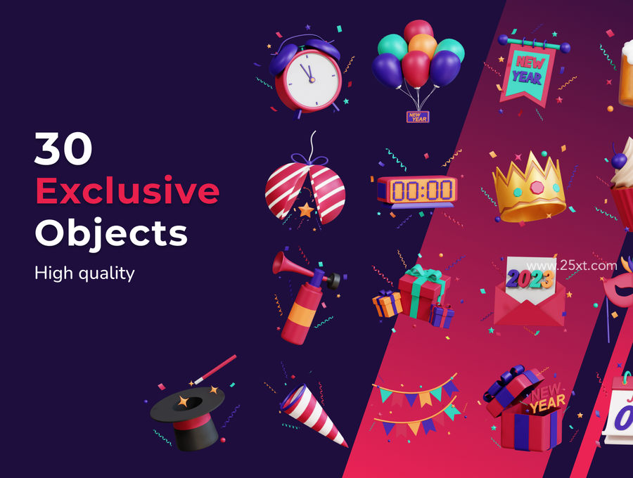 25xt-173028-New Year 3D Icon Pack25xt-173028-New Year 3D Icon Pack1.jpg