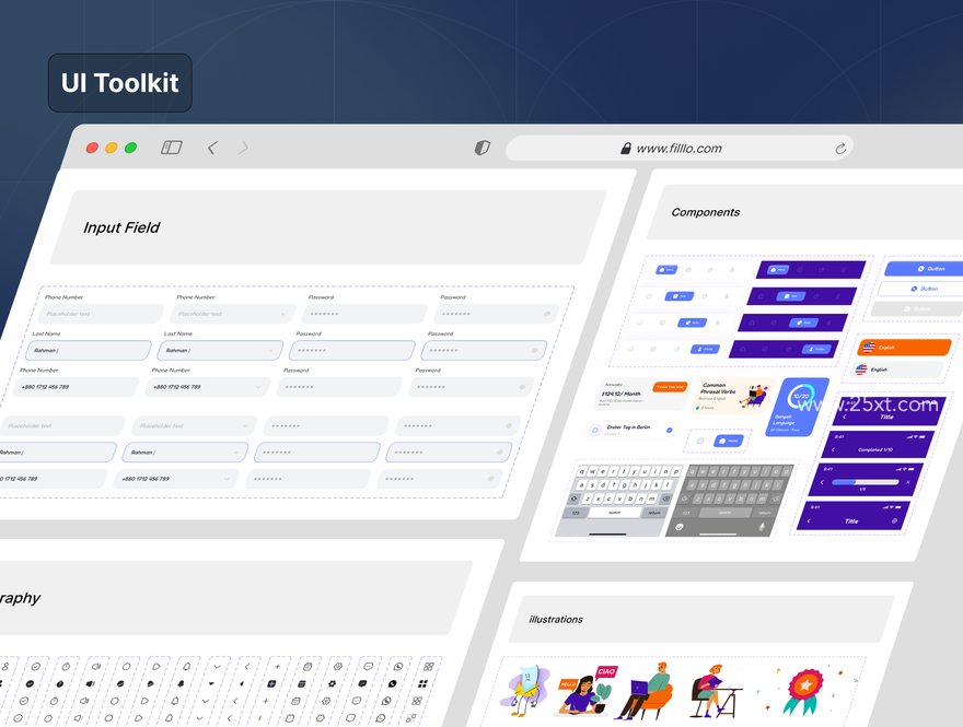 25xt-164633-Filllo Language Learning App UI Kit8.jpg