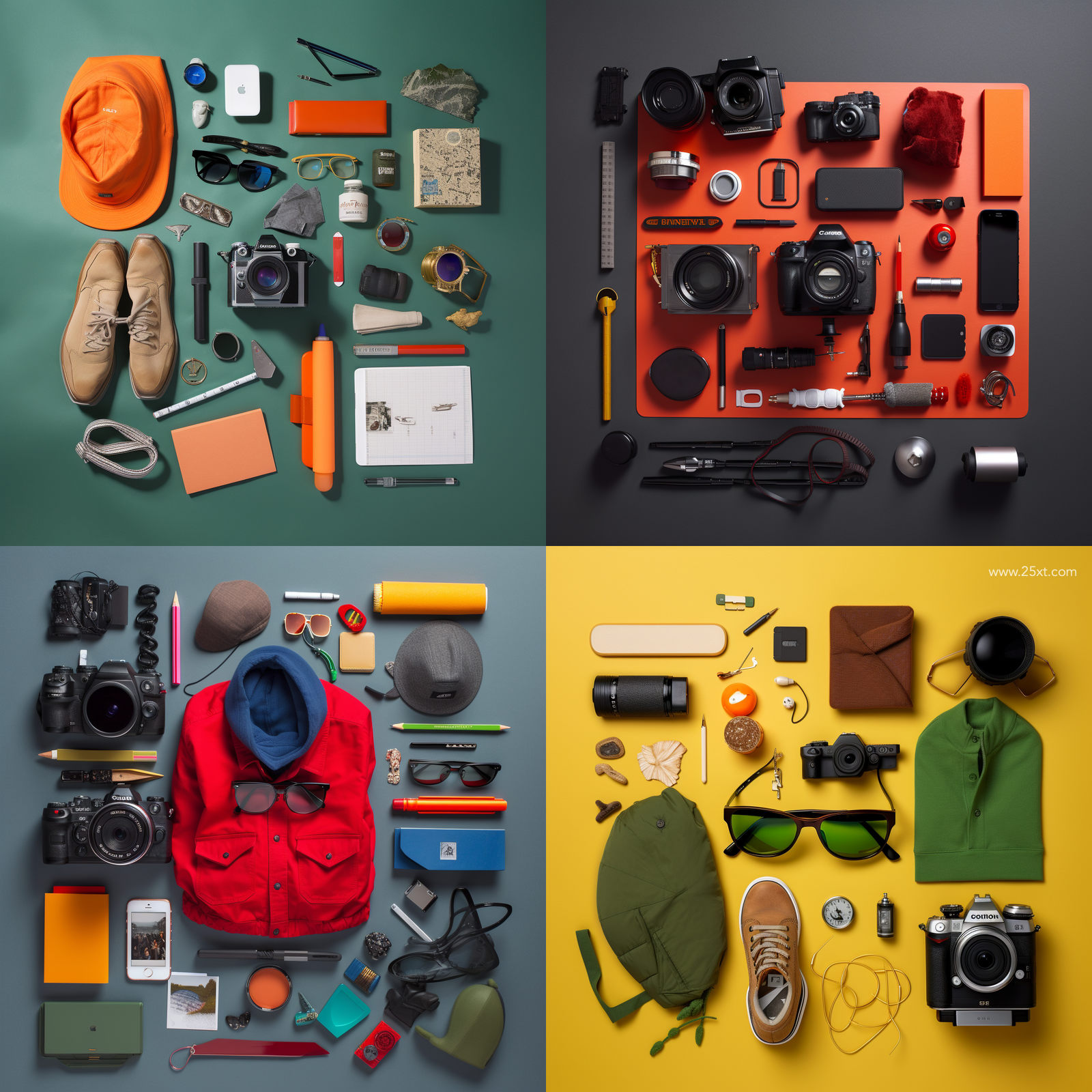 Yao_Perfect_explorer_objects_knolling_Spike_Lee_color_palette_s_ff9931f2-2f2e-4a01-82ad-0dff0992fc68.jpg