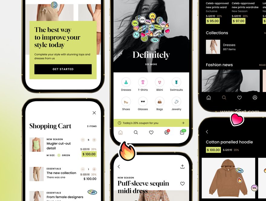25xt-165296-Mark Shopping App UI kit2.jpg