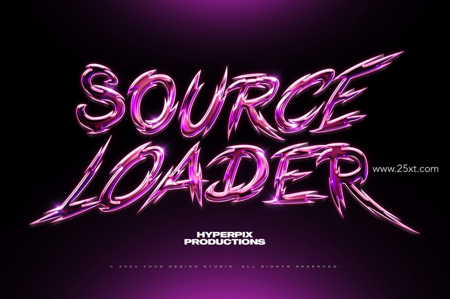 25xt-165671-Chrome Text Effects Logo Styles Vol.75.jpg