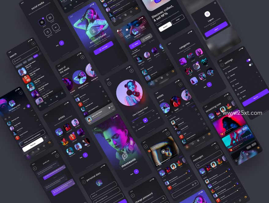 25xt-165712-Music app UI Kit12.jpg