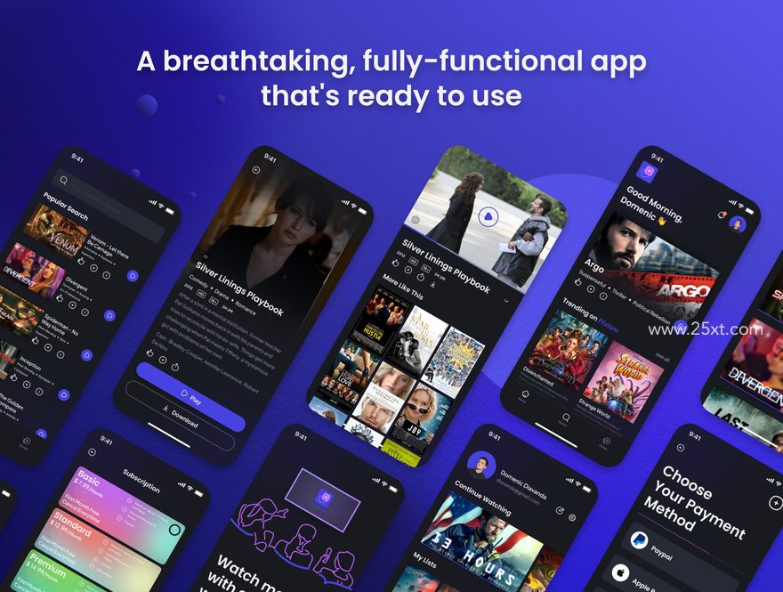 25xt-165862-Flixism - Movie Streaming App UI Kit3.jpg