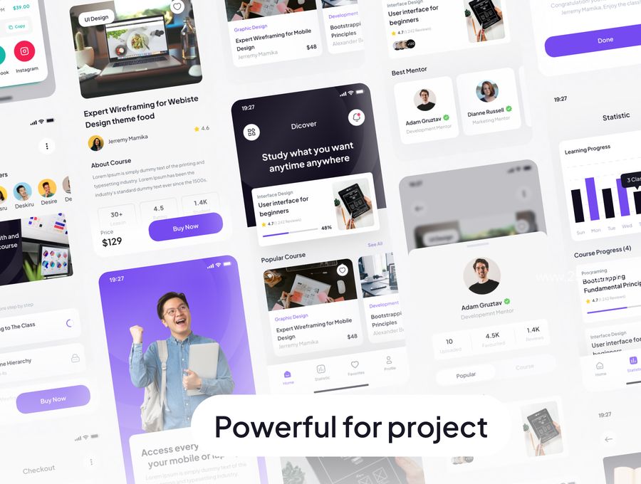 25xt-173627-Qursus - Online Course App UI Kit (5).jpg