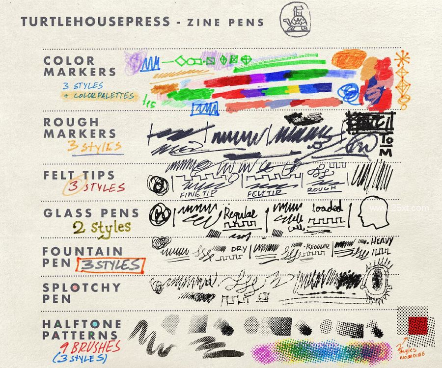25xt-173815-TurtleHousePress - Procreate Zine Brush Pack (9).jpg