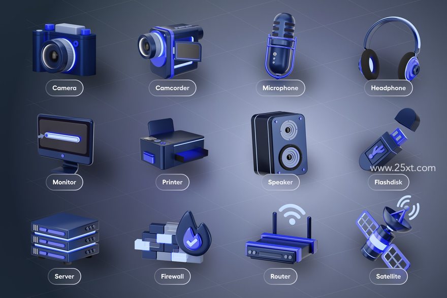 25xt-166014-Devicely - Multimedia 3D icon Set8.jpg