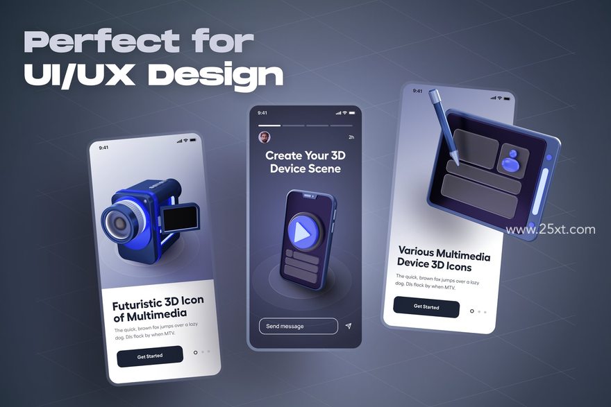 25xt-166014-Devicely - Multimedia 3D icon Set5.jpg