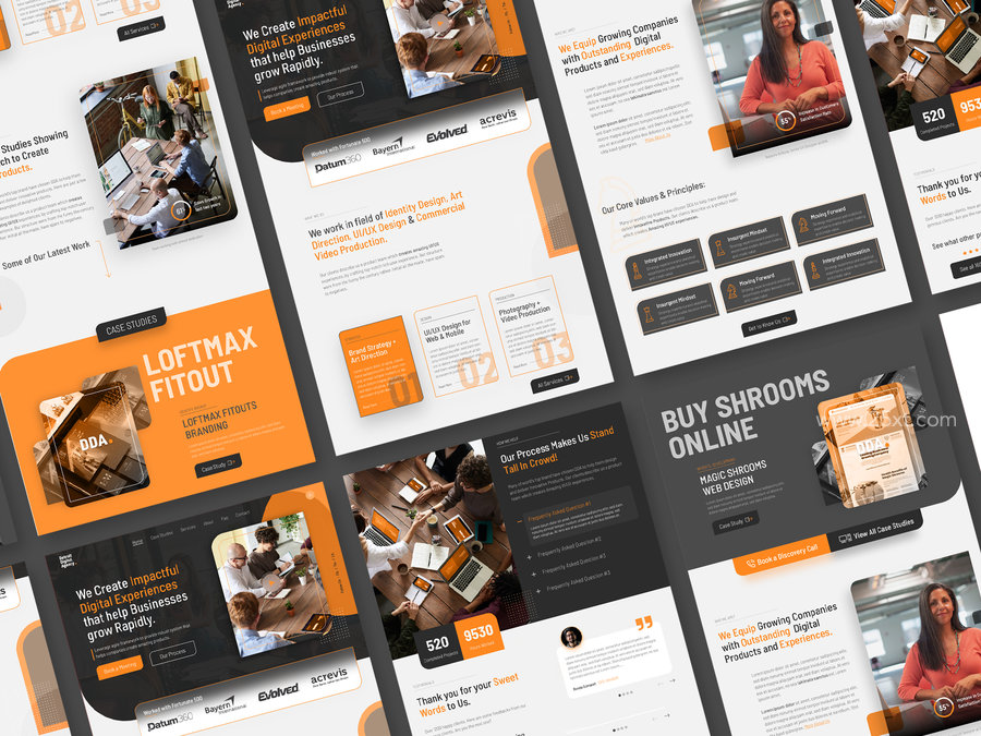 25xt-174415-Detriot Agency UI Kit4.jpg