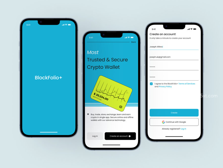 25xt-174607-Blockfolio+ - Crypto Wallet Premium UI Kits App3.jpg