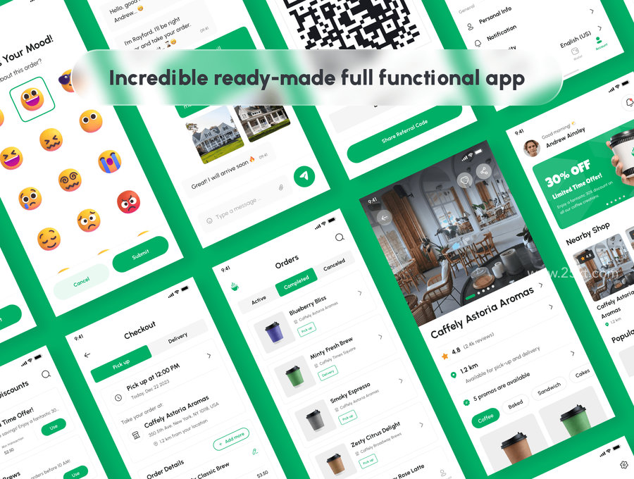 25xt-174609-Caffely - Coffee Shop App UI Kit3.jpg