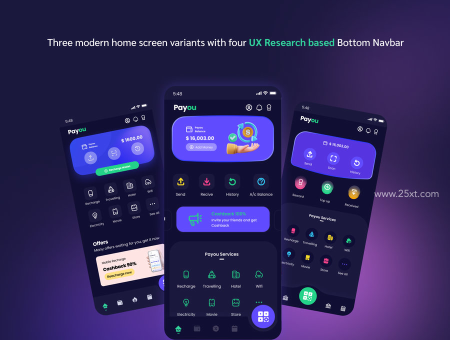 25xt-174972-Payou digital wallet app Dark UI kit3.jpg