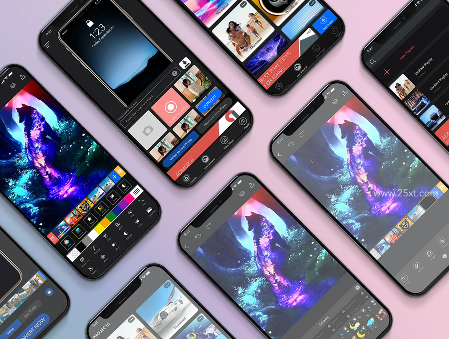 25xt-175228-Live Photo Maker Mobile App UI Kit 6.jpg