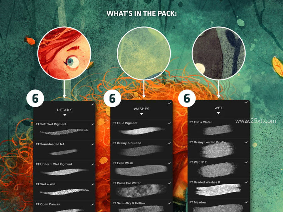 25xt-175668-Magika Procreate Watercolor Brushes 5.jpg