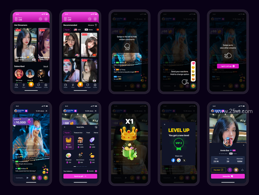 25xt-175730-Bunny - Idol Video Streaming App UI Kit5.jpg