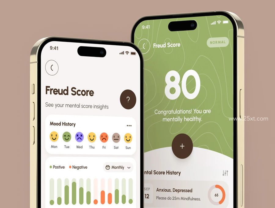 25xt-176102-freud UI Kit AI Mental Health App6.jpg