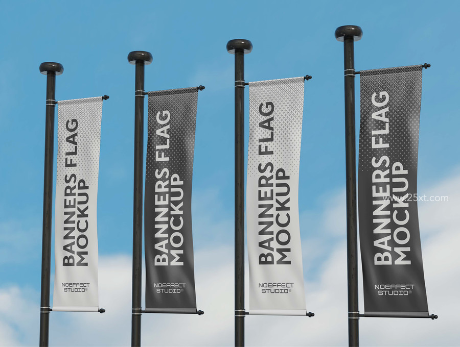 25xt-176472-Pole Banners Flag Mockup Set (NE13)2.jpg