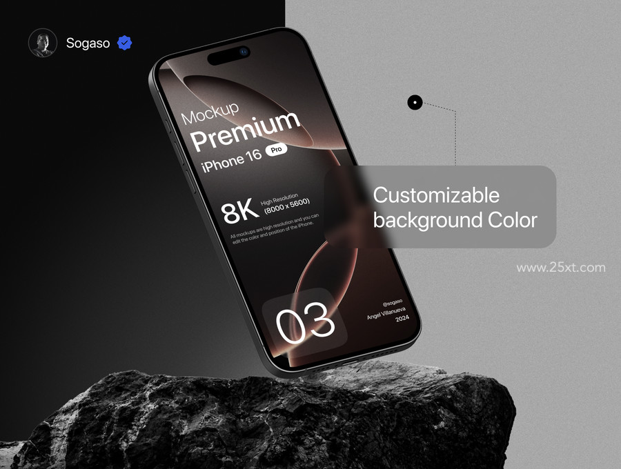 25xt-176610-Premium iPhone 16 Pro Black Titanium Mockup6.jpg