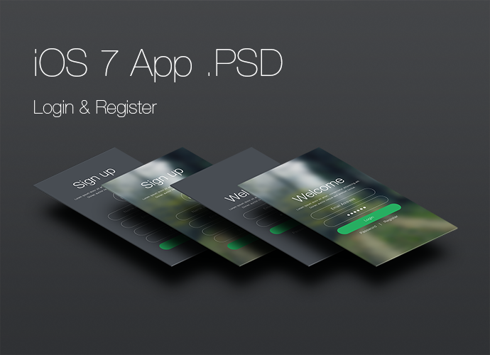 login-register-ios7-app-design-psd